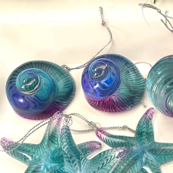 Christmas ornaments ( Set of 17 ornaments ) Nautical Theme. - Picture 2 of 6